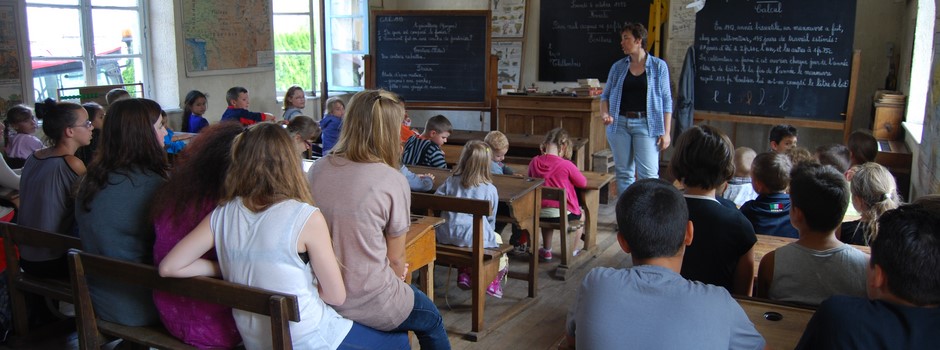 à l'école de Papy